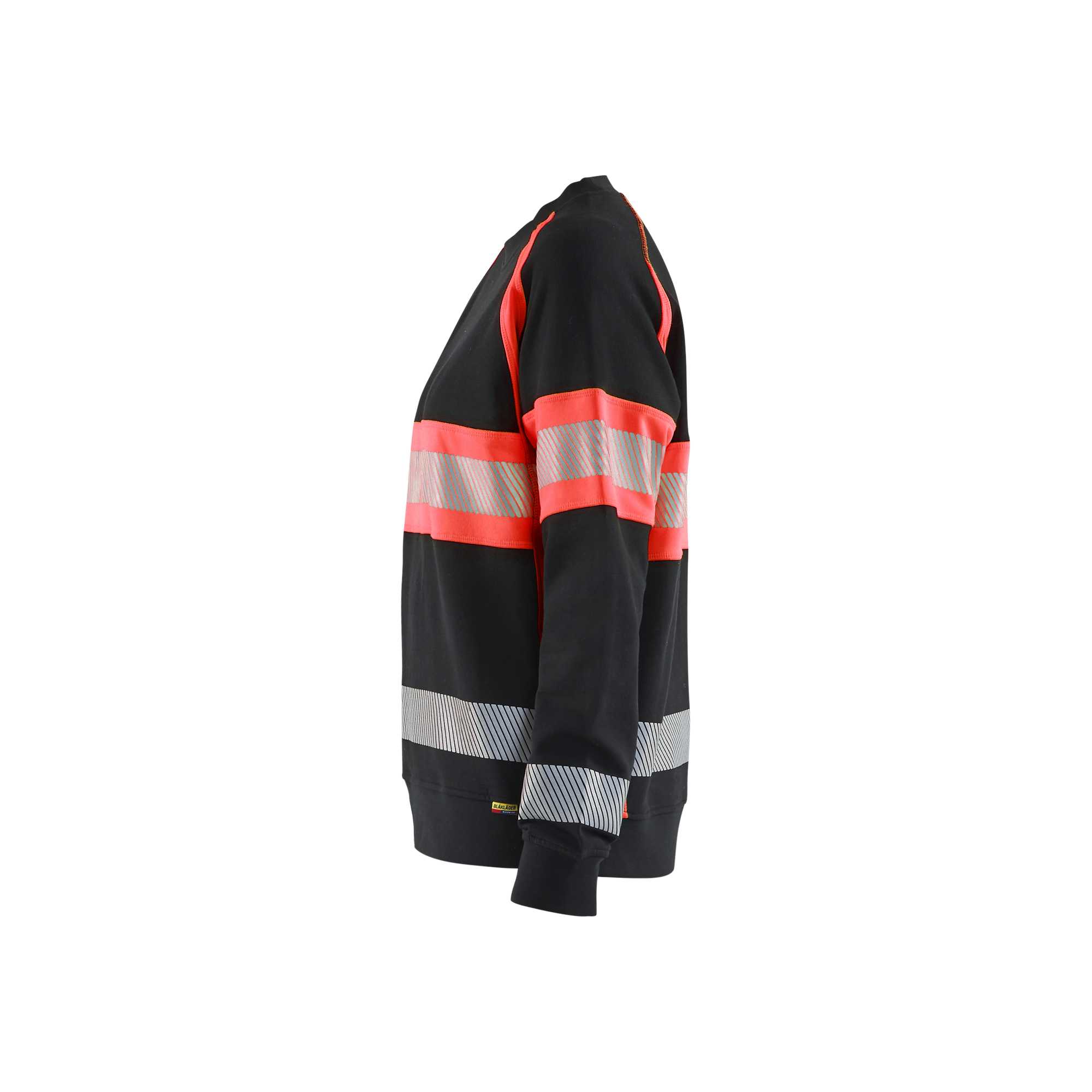 BLAKLADER 34091158 Hi Vis Reflective Sweatshirt WOMEN - 100% Cotton